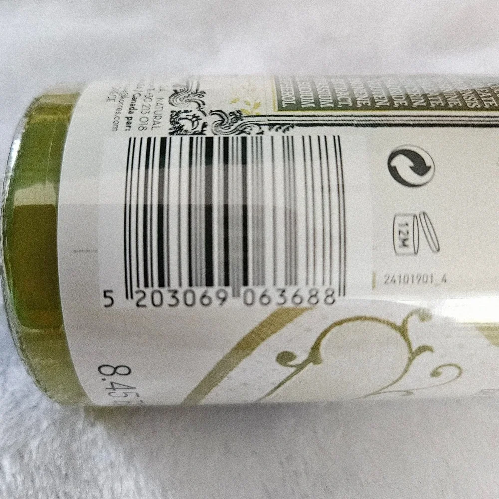 Korres Women Olive Blossom Pure Greek Olive Showergel 8.45oz Hydrating Body Wash